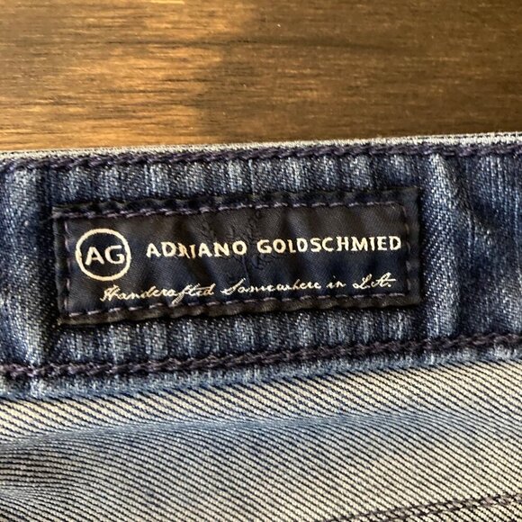 Womens AG Adriano Goldschmied the Club well fitted jeans Flare 30R Cotton Poly‎ - Picture 5 of 8